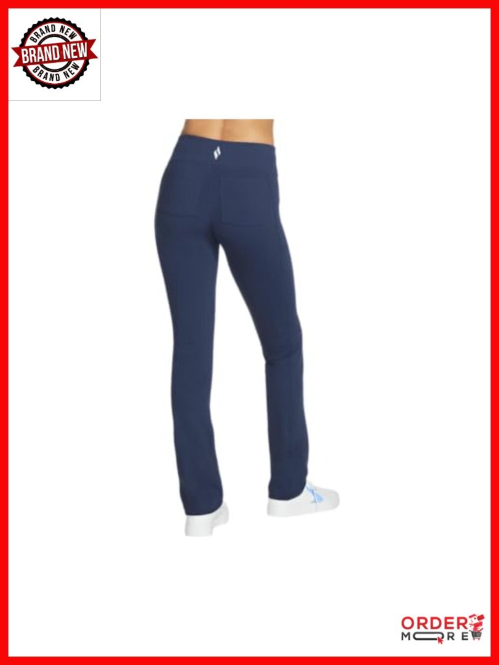 Skechers Women's Go Walk OG Pant Mid Rise Bootcut Fitted Sweatpants